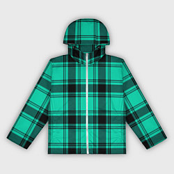 Женская ветровка Checkered turquoise