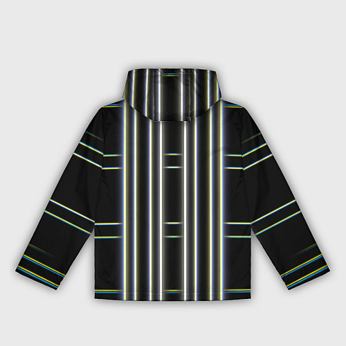Женская ветровка Neon yellow blue white / 3D-Черный – фото 2