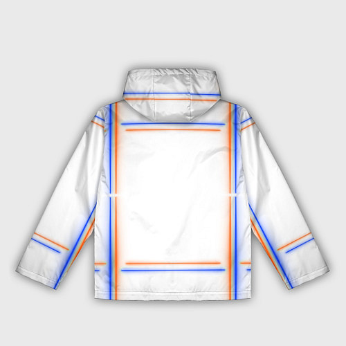 Женская ветровка Neon white orange blue / 3D-Черный – фото 2