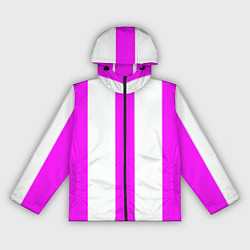 Женская ветровка Color white pink lines