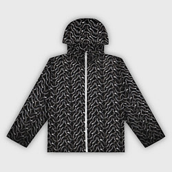 Ветровка с капюшоном женская Рыцарская кольчуга, цвет: 3D-белый