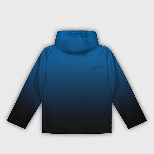 Женская ветровка Blue gradient / 3D-Черный – фото 2