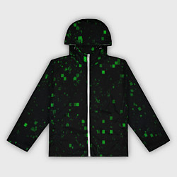 Ветровка с капюшоном женская Color green khaki, цвет: 3D-белый