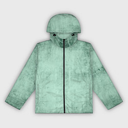 Ветровка с капюшоном женская Текстура зелёный бетон, цвет: 3D-черный