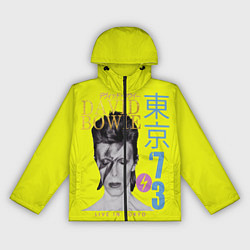 Ветровка с капюшоном женская David Bowie 1973, цвет: 3D-черный