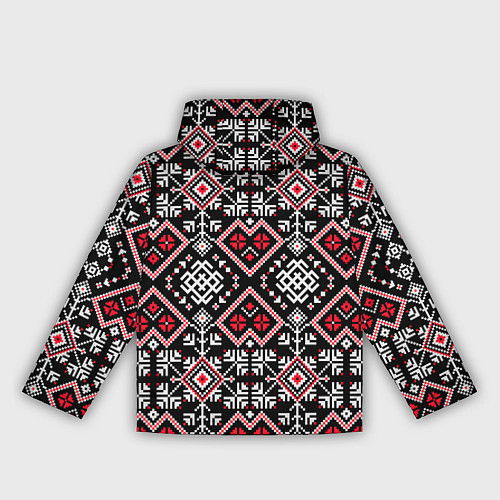 Женская ветровка Славянский орнамент обережный / 3D-Черный – фото 2