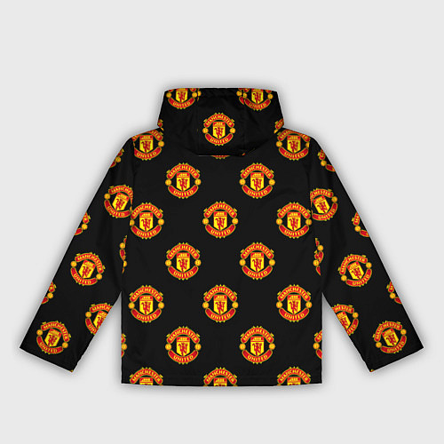 Женская ветровка Manchester United Pattern / 3D-Черный – фото 2