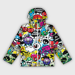 Ветровка с капюшоном женская Bombing, цвет: 3D-белый