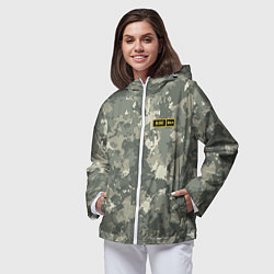 Ветровка с капюшоном женская B III +, цвет: 3D-белый — фото 2