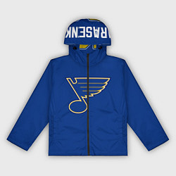 Ветровка с капюшоном женская St Louis Blues: Tarasenko 91, цвет: 3D-черный