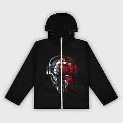 Ветровка с капюшоном женская Pirate Station: Love, цвет: 3D-белый