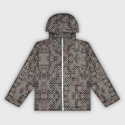 Ветровка с капюшоном женская Кольчуга, цвет: 3D-белый